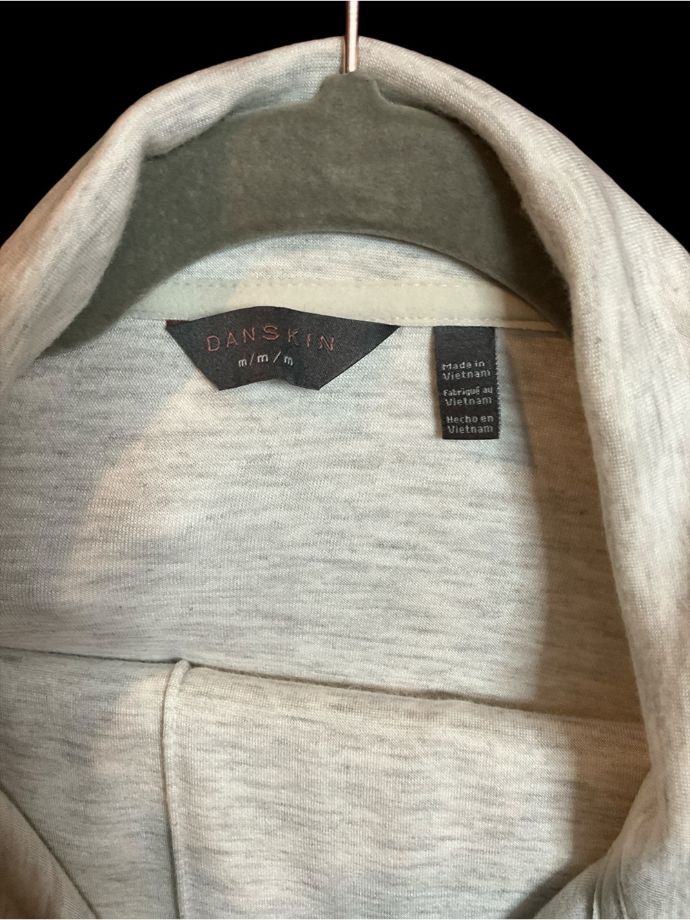 Danskin Heathered Gray Wide Leg Lounge Set - Picture 8 of 9